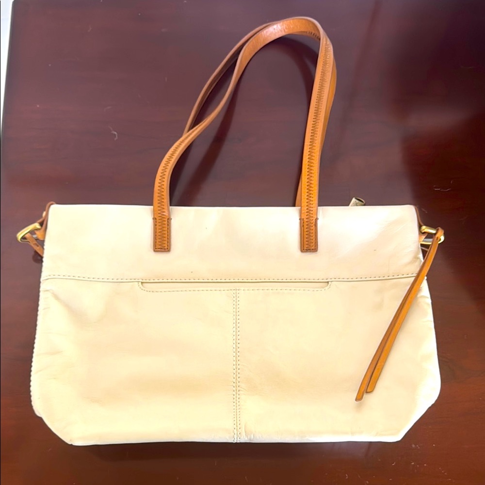 Hobo Cicely Cream Leather Hand Bag